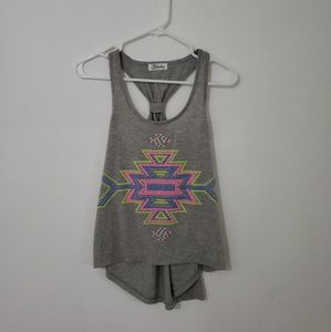 Tribal print tank top